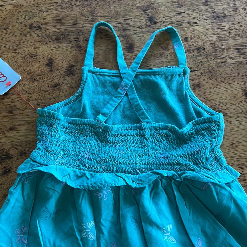New! Girls Butterfly Tiered dress - Picture 5 of 5